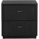 Etienne 24 X 24 inch Black Night Stand